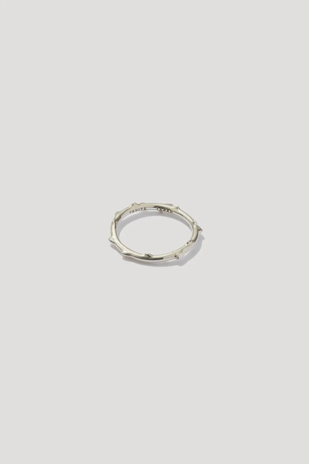 THORNS silver ring