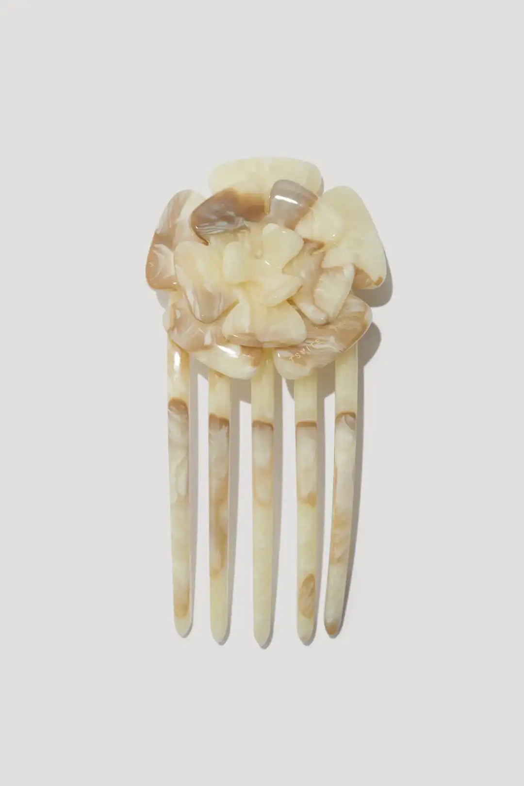 AMORE hair comb in marble color