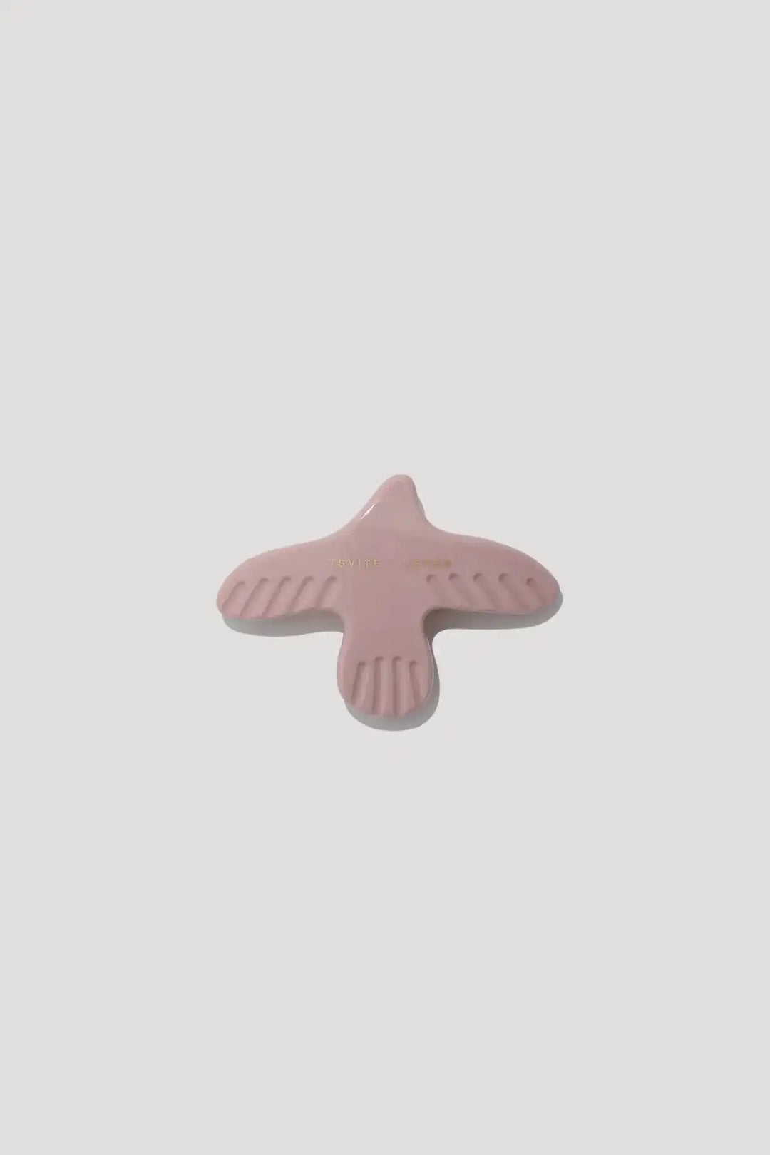 PALOMA medium hair clip in pale rose color